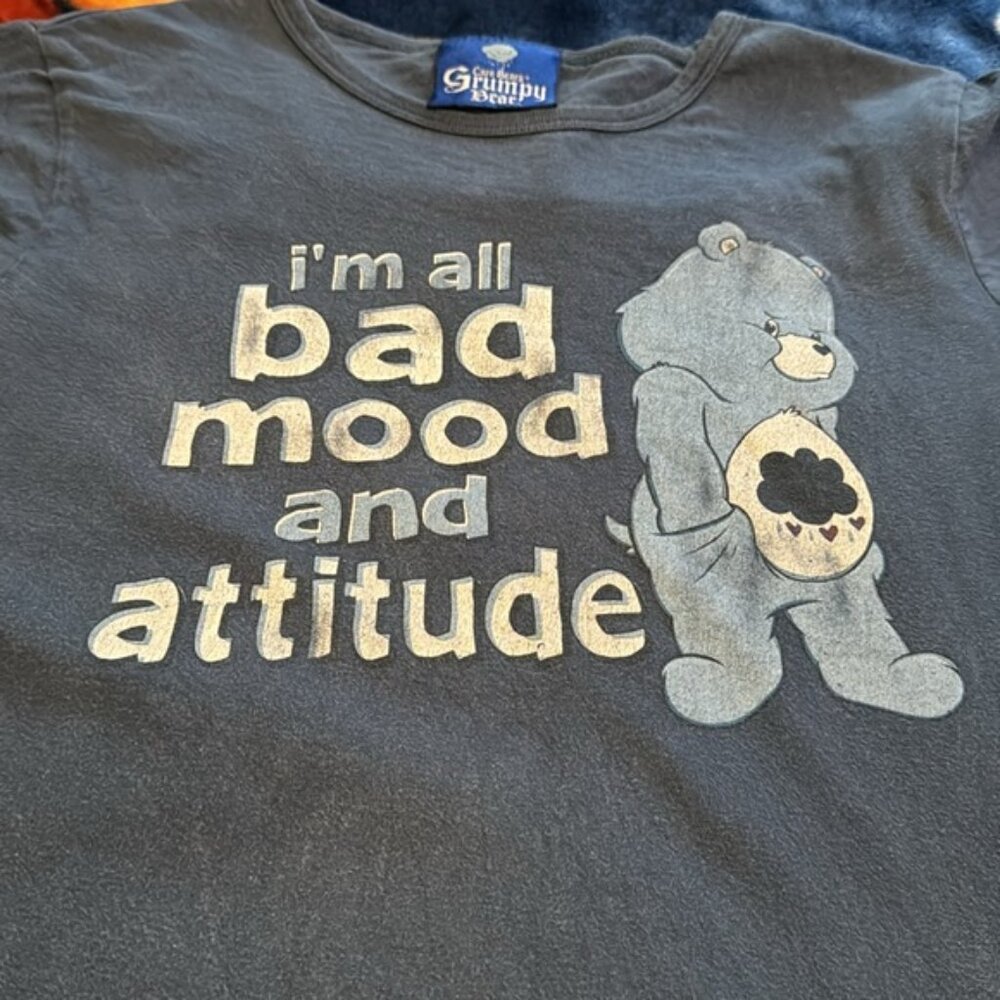 Y2K Care Bears Grumpy Bear Top - Picture 4 of 7